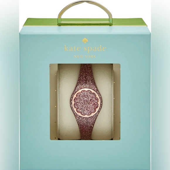 Kate Spade Glitter Activity Tracker Sleep Monitor Dark Pink Purple NWT $98 NEW - Picture 11 of 12